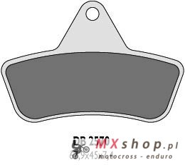 DELTA BRAKING KLOCKI HAMULCOWE KH271 ARCTIC CAT`96-04 (F+R) - ZASTĘPUJĄ DB2570MX-D ORAZ DB2570QD-D