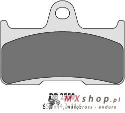 DELTA BRAKING KLOCKI HAMULCOWE KH344 YAMAHA YFM 660 02-08 TYŁ - ZASTĘPUJĄ DB2550MX-D ORAZ DB2550QD-D