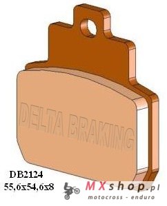 DELTA BRAKING KLOCKI HAMULCOWE KH425 PIAGGIO 125/150/250 TYŁ, BEVERLY 500 '06 TYŁ