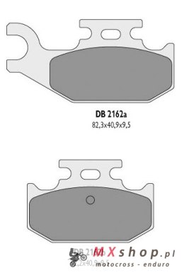 DELTA BRAKING KLOCKI HAMULCOWE KH428 YAMAHA YFM 700 RAPTOR TYŁ - ZASTĘPUJĄ DB2372OR-D