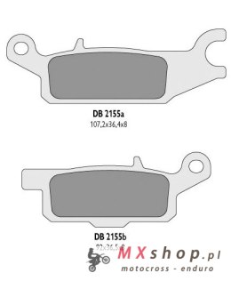 DELTA BRAKING KLOCKI HAMULCOWE KH443 YAMAHA YFM 550 GRIZZLY '11-14, YFM 700 GRIZZLY '07-18 LEWY PRZÓD - ZASTĘPUJĄ DB2155MX-D ORA