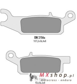 DELTA BRAKING KLOCKI HAMULCOWE KH444 YAMAHA YFM 550 GRIZZLY '11-14, YFM 700 GRIZZLY '07-18 PRAWY PRZÓD - ZASTĘPUJĄ DB2156MX-D OR