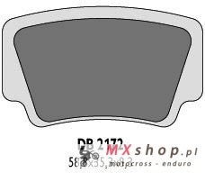 DELTA BRAKING KLOCKI HAMULCOWE KH463 KTM QUAD - ZASTĘPUJĄ DB2172MX-D ORAZ DB2172QD-D