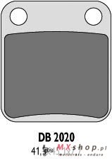 DELTA BRAKING KLOCKI HAMULCOWE KH54 - ZASTĘPUJĄ DB2371OR-D