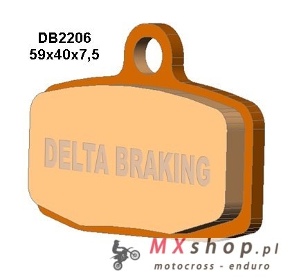 DELTA BRAKING KLOCKI HAMULCOWE KH612 KTM SX85 `12-20 PRZÓD - ZASTĘPUJĄ DB2206MX-D ORAZ DB2206QD-D DELTA BRAKING KLOCKI HAMULCOWE KH612 KTM SX85 `12-20 PRZÓD - ZASTĘPUJĄ DB2206MX-D ORAZ DB2206QD-D