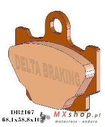 DELTA BRAKING KLOCKI HAMULCOWE KH81 - ZASTĘPUJĄ DB2167MX-D I DB2167QD-D