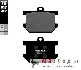GALFER KLOCKI HAMULCOWE KH034 PÓŁMETALICZNE
