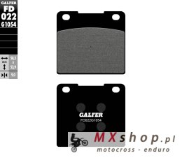GALFER KLOCKI HAMULCOWE KH036 PÓŁMETALICZNE