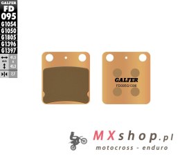 GALFER KLOCKI HAMULCOWE KH054 SPIEK METALICZNY (ZŁOTE) OFF ROAD