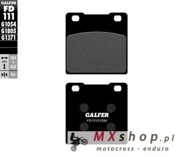 GALFER KLOCKI HAMULCOWE KH063 / KH161 PÓŁMETALICZNE
