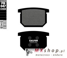 GALFER KLOCKI HAMULCOWE KH065 PÓŁMETALICZNE