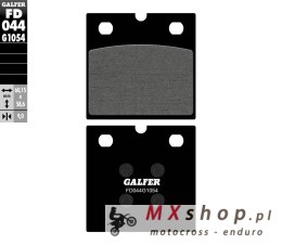 GALFER KLOCKI HAMULCOWE KH077 PÓŁMETALICZNE