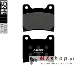 GALFER KLOCKI HAMULCOWE KH088 PÓŁMETALICZNE