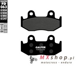 GALFER KLOCKI HAMULCOWE KH092 / KH323 PÓŁMETALICZNE (GRUBOŚĆ 7,2MM) SCOOTER