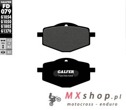 GALFER KLOCKI HAMULCOWE KH101 PÓŁMETALICZNE