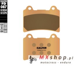 GALFER KLOCKI HAMULCOWE KH123 SPIEK METALICZNY (ZŁOTE) STREET