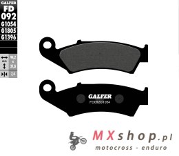 GALFER KLOCKI HAMULCOWE KH125 PÓŁMETALICZNE