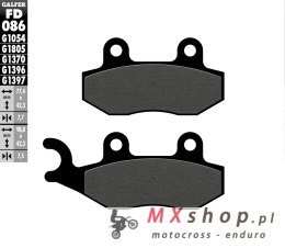 GALFER KLOCKI HAMULCOWE KH135 / KH214 PÓŁMETALICZNE