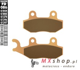 GALFER KLOCKI HAMULCOWE KH135 / KH214 SPIEK METALICZNY (ZŁOTE) OFF ROAD