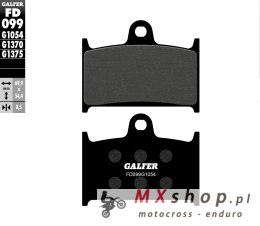 GALFER KLOCKI HAMULCOWE KH145 / KH236 PÓŁMETALICZNE