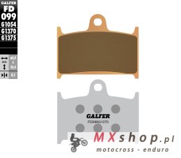 GALFER KLOCKI HAMULCOWE KH145 / KH236 SPIEK METALICZNY (ZŁOTE) SPORT