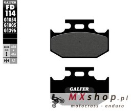 GALFER KLOCKI HAMULCOWE KH152 PÓŁMETALICZNE (OFERTA SPECJALNA) WYPRZEDAŻ