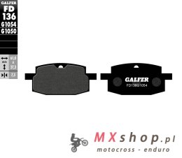 GALFER KLOCKI HAMULCOWE KH169 PÓŁMETALICZNE