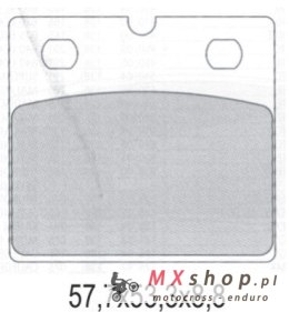 GALFER KLOCKI HAMULCOWE KH171 PÓŁMETALICZNE (OFERTA SPECJALNA) WYPRZEDAŻ