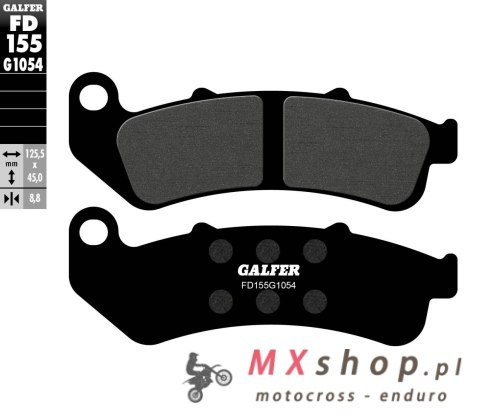 GALFER KLOCKI HAMULCOWE KH189 PÓŁMETALICZNE GALFER KLOCKI HAMULCOWE KH189 PÓŁMETALICZNE