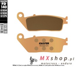 GALFER KLOCKI HAMULCOWE KH196 SPIEK METALICZNY (ZŁOTE) STREET