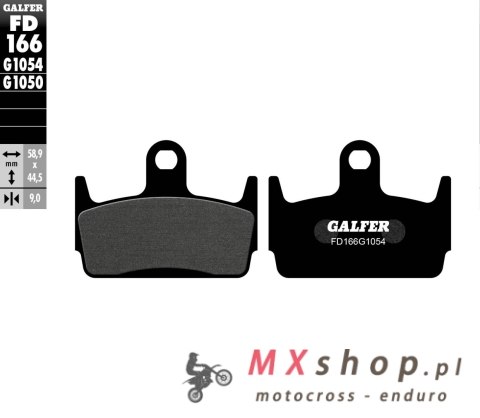 GALFER KLOCKI HAMULCOWE KH234 PÓŁMETALICZNE SKUTERY GALFER KLOCKI HAMULCOWE KH234 PÓŁMETALICZNE SKUTERY