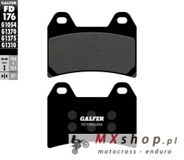 GALFER KLOCKI HAMULCOWE KH244 PÓŁMETALICZNE