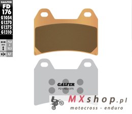 GALFER KLOCKI HAMULCOWE KH244 SPIEK METALICZNY (ZŁOTE) SPORT