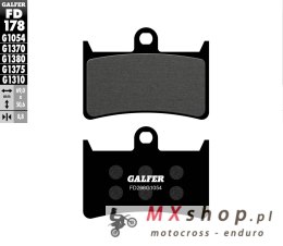 GALFER KLOCKI HAMULCOWE KH252 / KH380 PÓŁMETALICZNE