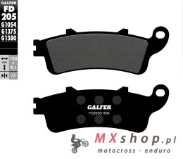GALFER KLOCKI HAMULCOWE KH261 / KH281 PÓŁMETALICZNE