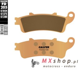 GALFER KLOCKI HAMULCOWE KH261 / KH281 SPIEK METALICZNY (ZŁOTE) SCOOTER
