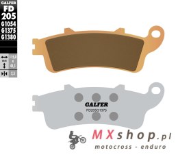 GALFER KLOCKI HAMULCOWE KH261 / KH281 SPIEK METALICZNY (ZŁOTE) SPORT