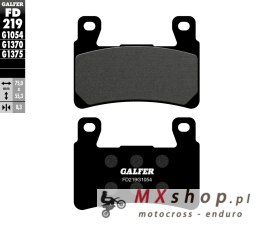 GALFER KLOCKI HAMULCOWE KH265 / KH296 PÓŁMETALICZNE