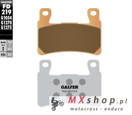GALFER KLOCKI HAMULCOWE KH265 / KH296 SPIEK METALICZNY (ZŁOTE) SPORT