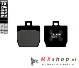 GALFER KLOCKI HAMULCOWE KH268 PÓŁMETALICZNE SCOOTER