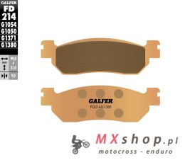 GALFER KLOCKI HAMULCOWE KH275 SPIEK METALICZNY (ZŁOTE) SKUTER