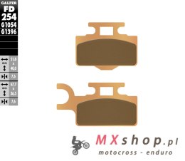 GALFER KLOCKI HAMULCOWE KH302 SPIEK METALICZNY (ZŁOTE) OFF ROAD (KX65 PRZÓD)