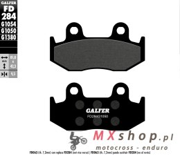 GALFER KLOCKI HAMULCOWE KH323 PÓŁMETALICZNE (GRUBOŚĆ 9,2 MM) SCOOTER