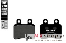 GALFER KLOCKI HAMULCOWE KH350 PÓŁMETALICZNE (OFERTA SPECJALNA) WYPRZEDAŻ