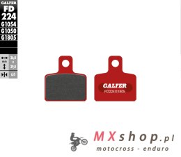 GALFER KLOCKI HAMULCOWE KH351 PÓŁMETALICZNE TRIAL (CZERWONE) (TRIAL OSSA , SCORPA , SHERCO , TRS , MONTESA , GAS GAS )