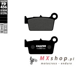 GALFER KLOCKI HAMULCOWE KH367/2 PÓŁMETALICZNE