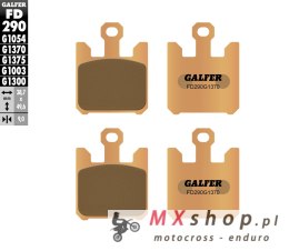 GALFER KLOCKI HAMULCOWE KH369/4 SPIEK METALICZNY (ZŁOTE) STREET
