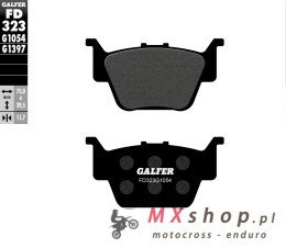 GALFER KLOCKI HAMULCOWE KH373 PÓŁMETALICZNE TYŁ LEWY HONDA TRX 420 '09-'19, TRX 450 '04-'09, TRX 500 '14-'19, TRX 650 RINCON '03