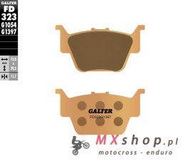 GALFER KLOCKI HAMULCOWE KH373 SPIEK METALICZNY (ZŁOTE) ATV TYŁ HONDA TRX 420 '09- ,TRX 450R '04-'05, TRX 680 RINCON '03-