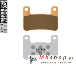 GALFER KLOCKI HAMULCOWE KH379 SPIEK METALICZNY (ZŁOTE) SPORT, PRZÓD KAWASAKI/SUZUKI